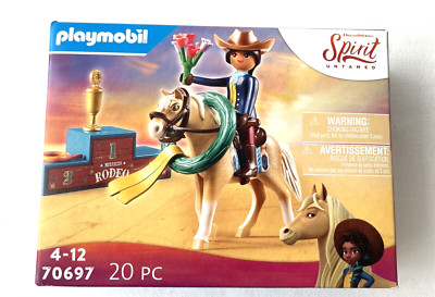 PLAYMOBIL 20 Teile DreamWorks Spirit Untamed 70697 Rodeo Pru ab 4 bis 12 Jahren
