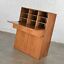 vintage scandinavian modern teak drop front desk secretary in a box 1960-2000