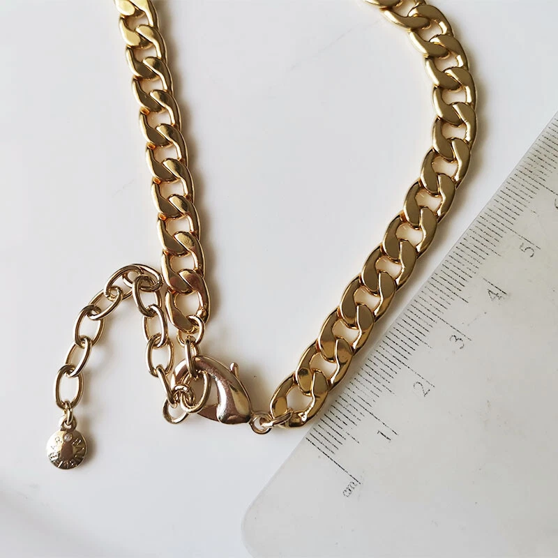 20-дюймовая минималистская хип-хоп цепочка ожерелье шикарная женская праздничная бижутерия - Изображение 3 из 3