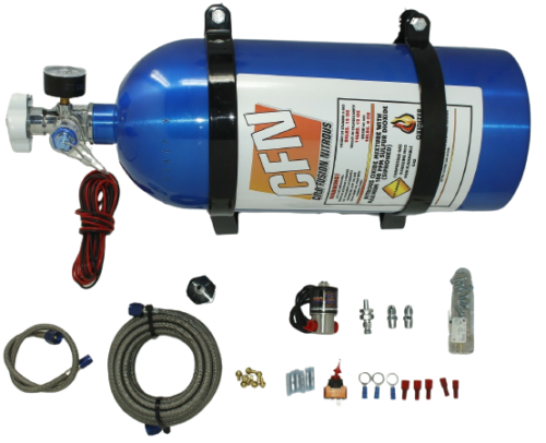 DRY NITROUS OXIDE KIT ADJUSTABLE UP TO 125HP COMPLETE NOS NITROUS KIT NEW - Picture 1 of 1