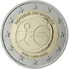 Austria - 2 Euro Commemorative 2009 10 Years of UEM / UNC - FREE SHIPPING