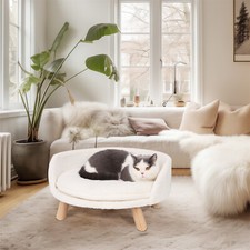 Cat Puppy Pet Sofa Indoor Dog Chair Bed Cushion Couch Lounger Kennel Soft Flush