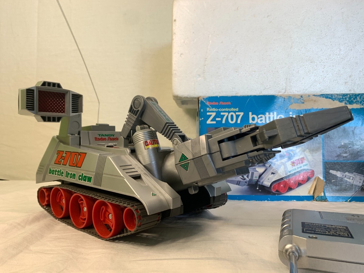 Z-707 Battle Iron Claw Radio Shack Radio Controlled Robot | eBay