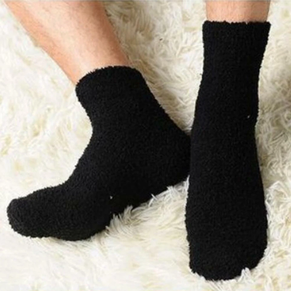 Женщин мужчин мягкий зимний теплый пушистый флис носки гостиной/кровать носок подарок hot. - Изображение 3 из 4