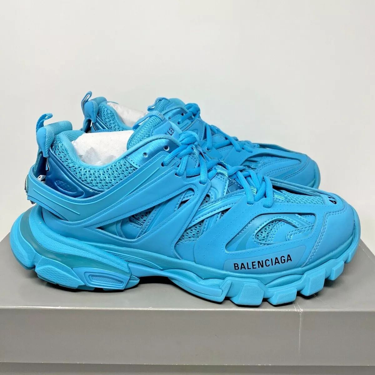 Balenciaga Track Women's Sneakers Blue Size 41 EU / 11 US 100