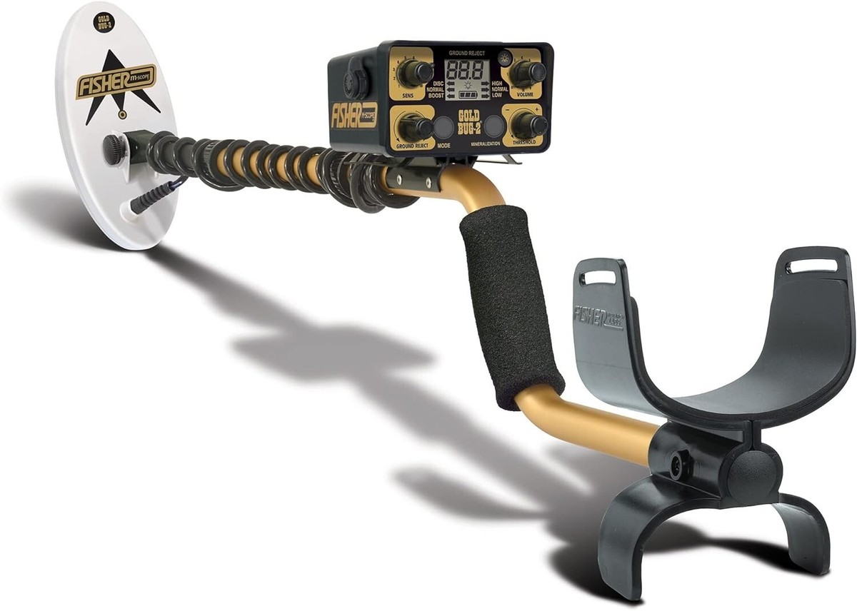 Fisher Gold Bug 2 Metal Detector 71 kHz with 10