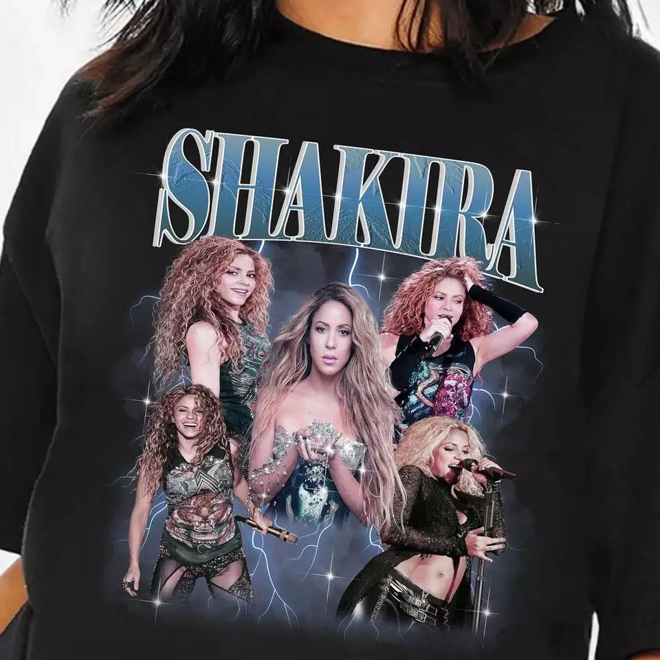Shakira Tour 2025 Collection Gift For Fans to 5XL T-shirt-image