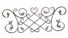 Ornement en fer forgé fer forgé 370x880mm grille pour garde-corps clôture por...