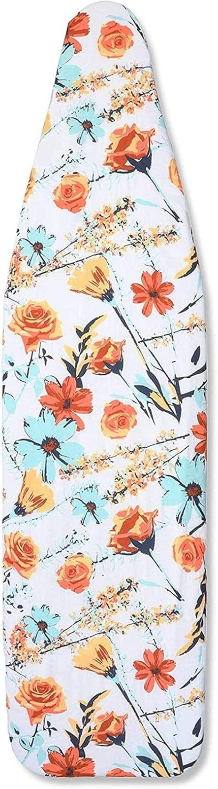 Ironing Board Cover with Floral Print Padding, Drawstring, Standard Size (15 X 5-image