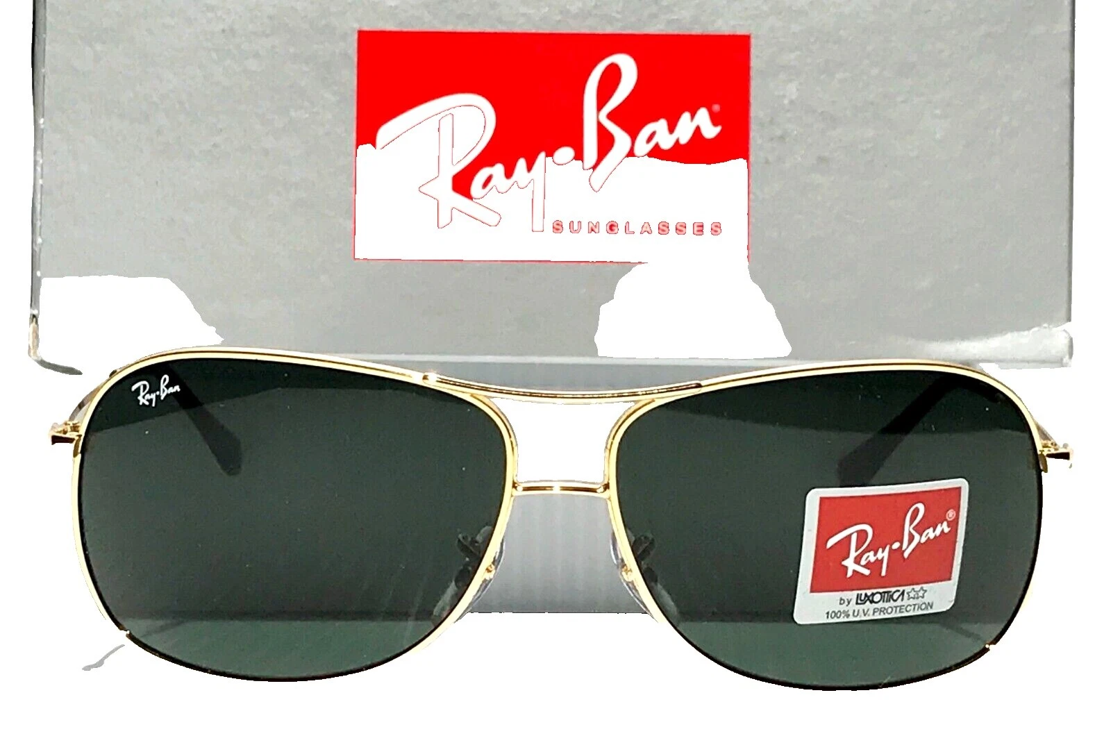 Ray-Ban Plastic Frame Polarized Sports Sunglasses for Men