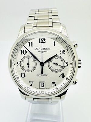 Longines Automatik Chronograph Master Collection 40mm SS L2.669.4 mit Box & Papier