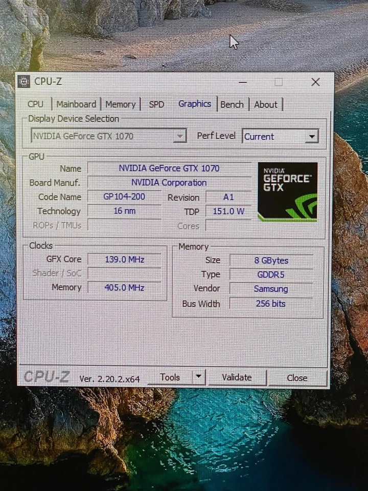 Nvidia GeForce GTX 1070 8Go Gigabyte design founders edition excellent état - Photo 4/4
