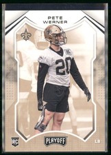 2021 Panini Playoff - Rookies Pete Werner #268 (RC)