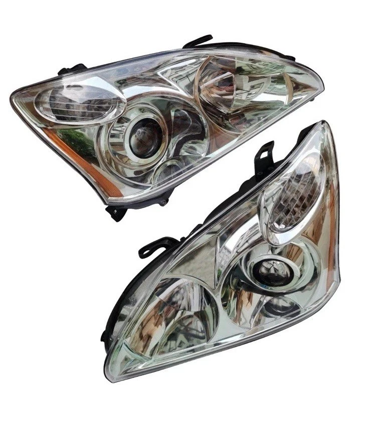 1 Pair HID+Halogen Headlights Headlamps For 2004-2009 Lexus RX330 RX350 RX400h - Image 4 of 4