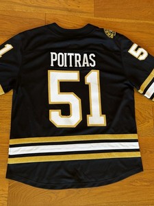 Matthew Poitras XL Boston Bruins Centennial Fanatics Breakaway Jersey