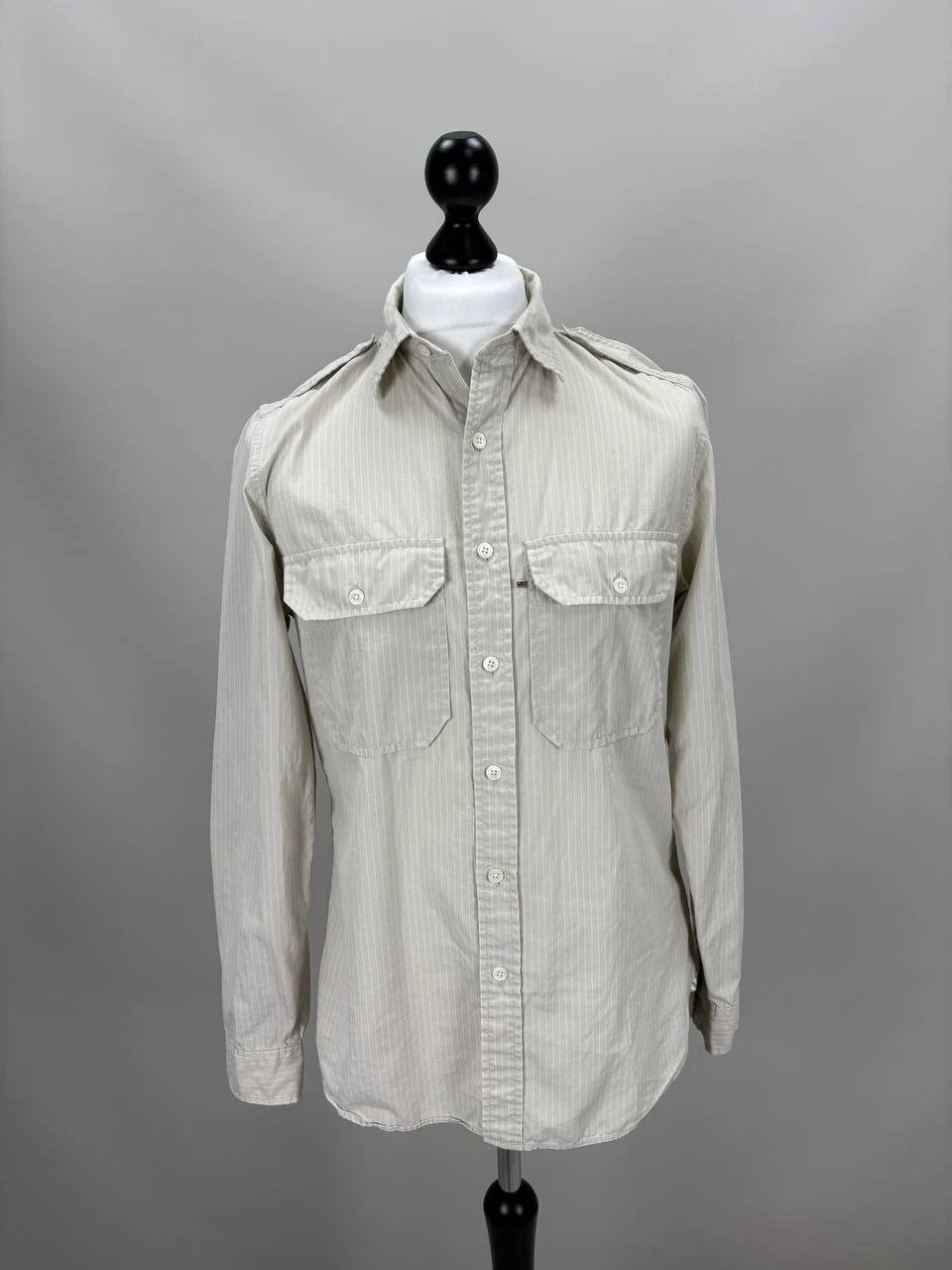 Mens shirt Polo Jeans Ralph Lauren Size M Color Brown Duties Paid (USA)
