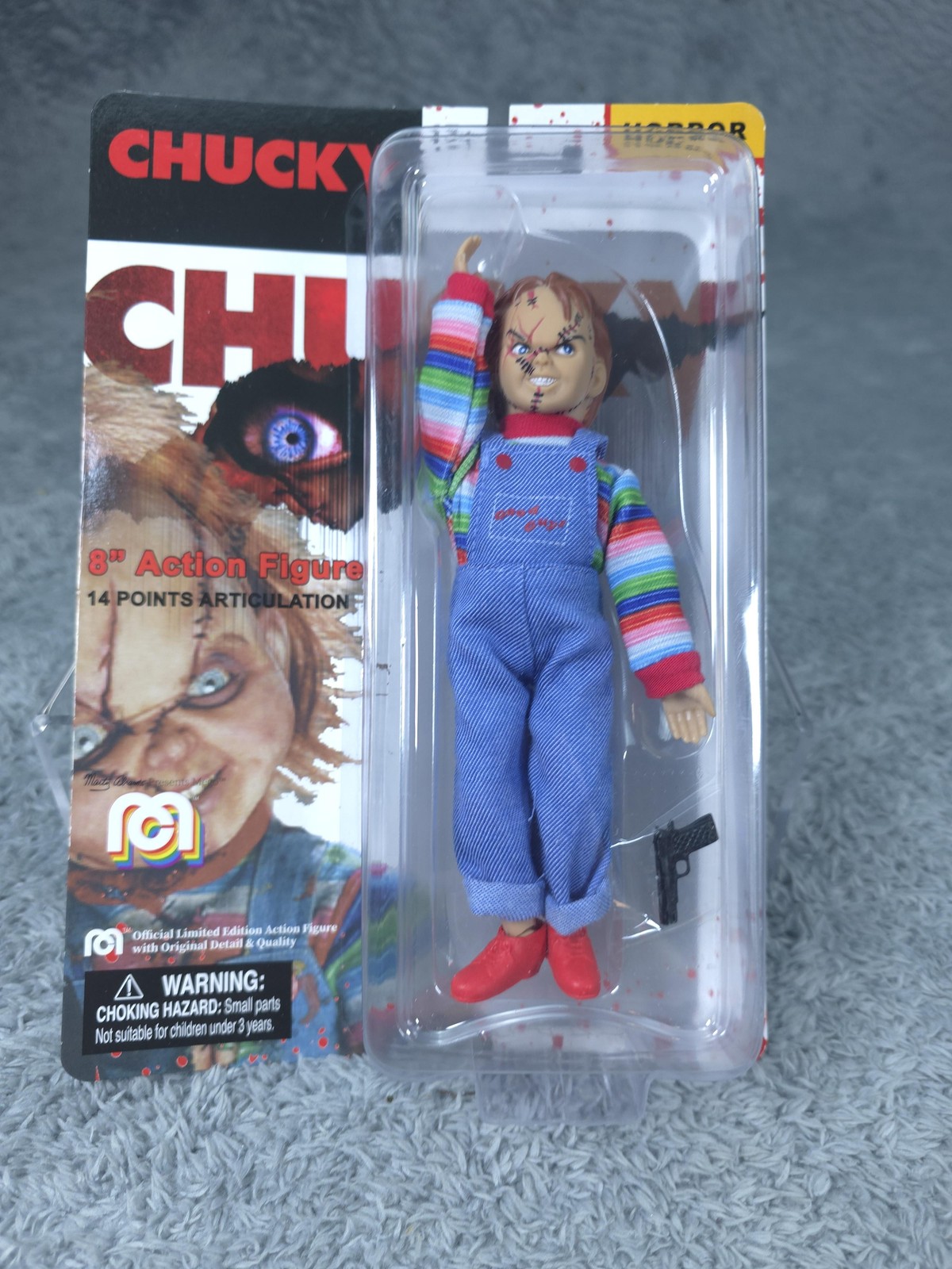 Chucky Action Figure Mego Monsters 14 Point Articulation Collectible Horror 8