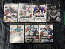 PLAYSTATION 2 PS2 MADDEN NFL 2003 2004 2005 2006 2007 2008 + COMPLETE W/ MANUAL