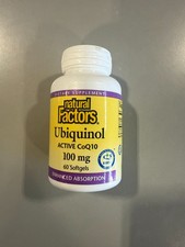 Natural Factors Ubiquinol 60CT