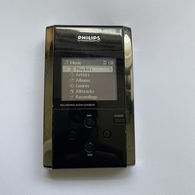 Philips GoGear HDD100 15GB Recording Audio Jukebox MP3 Player Schwarz