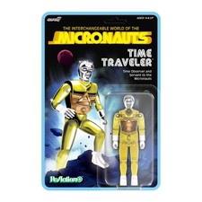 Super7 Reaction Micronauts Time Traveler Translucent Yellow - 4" Micronauts A