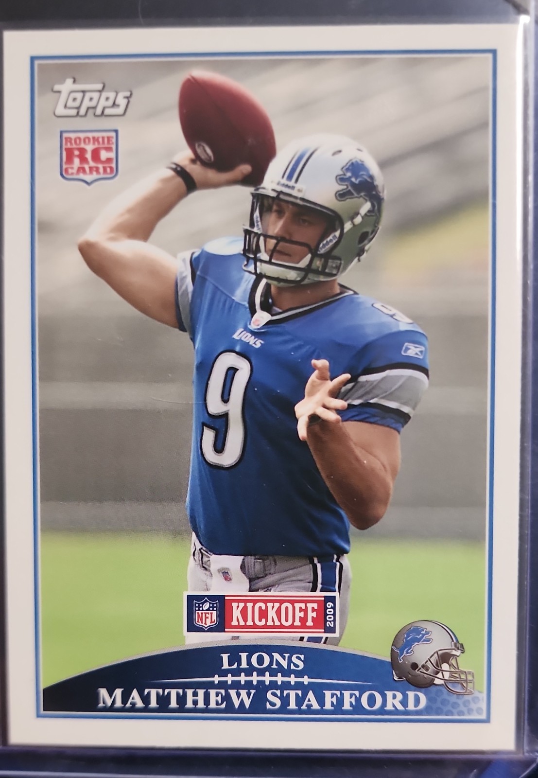 2009 Topps - Matthew Stafford #430 Throwing (RC)