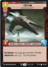 Star Wars Unlimited TCG - LOF - Scythe #135 Rare