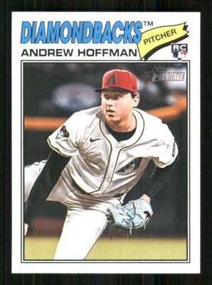 2026 Topps Heritage #211 Andrew Hoffman RC Arizona Diamondbacks 9292