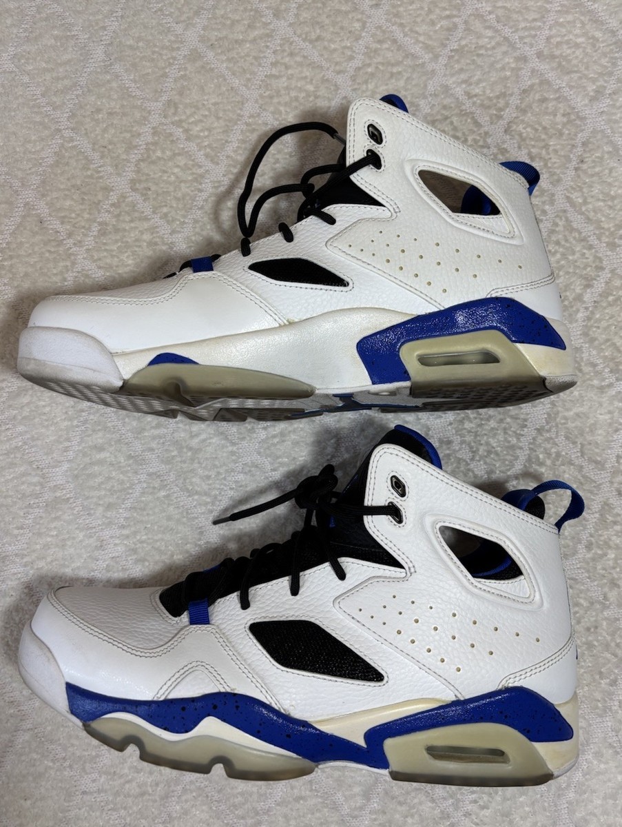 Jordan Flight Club 91 White/Hyper Royal  Shoes Size 9 With Box Jordan Flight Club 91 White/Hyper Royal Shoes Size 9 With  main image 2