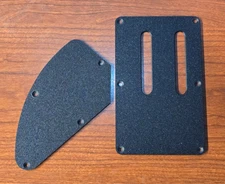 Ibanez RG Series Rear Control Cavity Cover Replacement Set - BLACK -NEW-