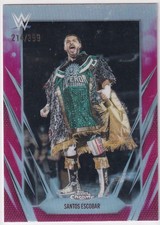Santos Escobar 2026 Topps Chrome WWE Pink Refractor /399