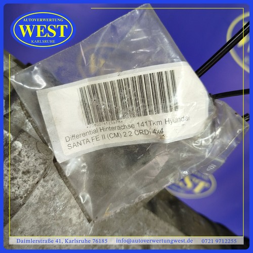 Hinterachsgetriebe 071005H Hyundai Santa Fe 2.2 Crdi 4WD 2006 - Bild 6 von 7