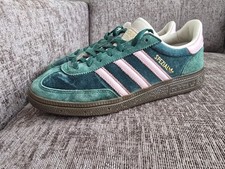 Adidas Handball Spezial Trainers Green Pink Size 6