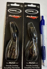 2 Nemire Red Ripper Lures, 5/8oz, Black-Gold,...