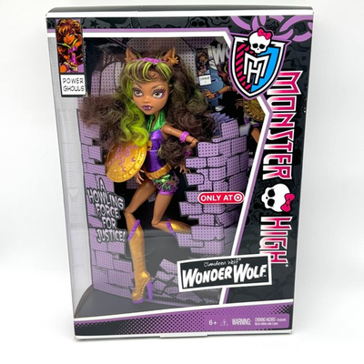 #ad Monster High Clawdeen Wolf Power Ghouls Wonder Wolf Doll 2012 NRFB New $74.95