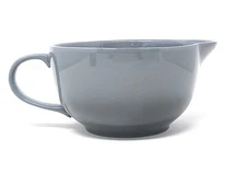 Temp-tations Ombre  2 Qt Batter Bowl T49911  Pour Spout ,with Handle  Gray