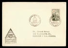 DR WHO 1954 FINLAND FDC ROY CROSS SEMI POST R56066