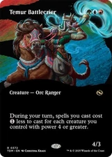 Temur Battlecrier (Borderless) [Tarkir: Dragonstorm] #0372 MTG Magic 