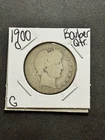1900 O Barber Silver Quarter Nice G+ Good U.S. 25c Type Coin (Raw18240)