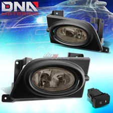 For 2006-2008 Honda Civic Sedan Fog Light Lamp W Switchbezel Cover Smoked Lens