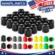 10x Plastic Tire Valves Air Dust Cover Stem Cap For Wheel Car Suv Bike