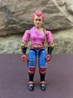 Vintage 1986 G.I. Joe Cobra Dreadnok Zarana 3.75” Action Figure New O-Ring