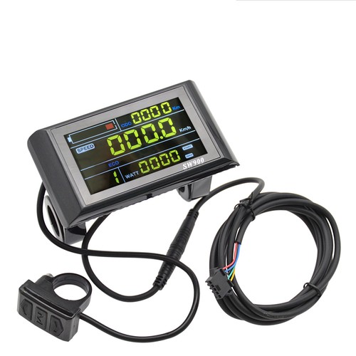 Electric Bicycle SW900 LCD Display 24V 36V 48V 60V E-Bike Meter Control Panel - Picture 7 of 25