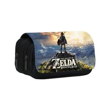 Zelda: Breath of the Wind Pencil Case Teenarges Pen Stationery Bag Make Up Pouch