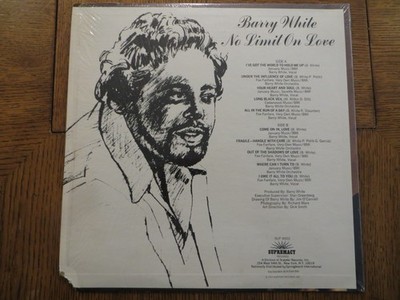 Barry White – No Limit On Love - 1974 - Supremacy SUP-8002 Vinyl