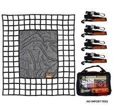 Gladiator Cargo GearSafetyWeb Cargo Net - Heavy Duty, Truck Bed Organizer- Bed