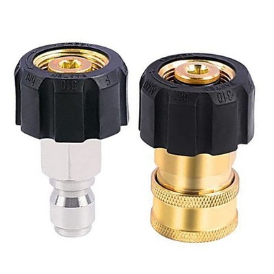 Schnellkupplungssatz für Hochdruckreiniger M22 14 mm bis 3/8 Zoll