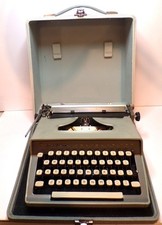 1960's Remmington Travel-Writer Typewriter With Case thumbnail