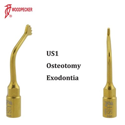 Orinigal Woodpecker US1 Exodontia Dental Ultrasonic Scaler Tip Fit EMS Handpiece