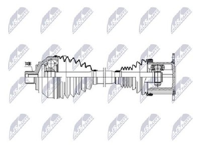 Genuine NTY Drive Shaft NPW-AU-078 for Bentley